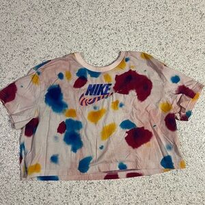 Nike Red and Blue Short Sleeve Tee